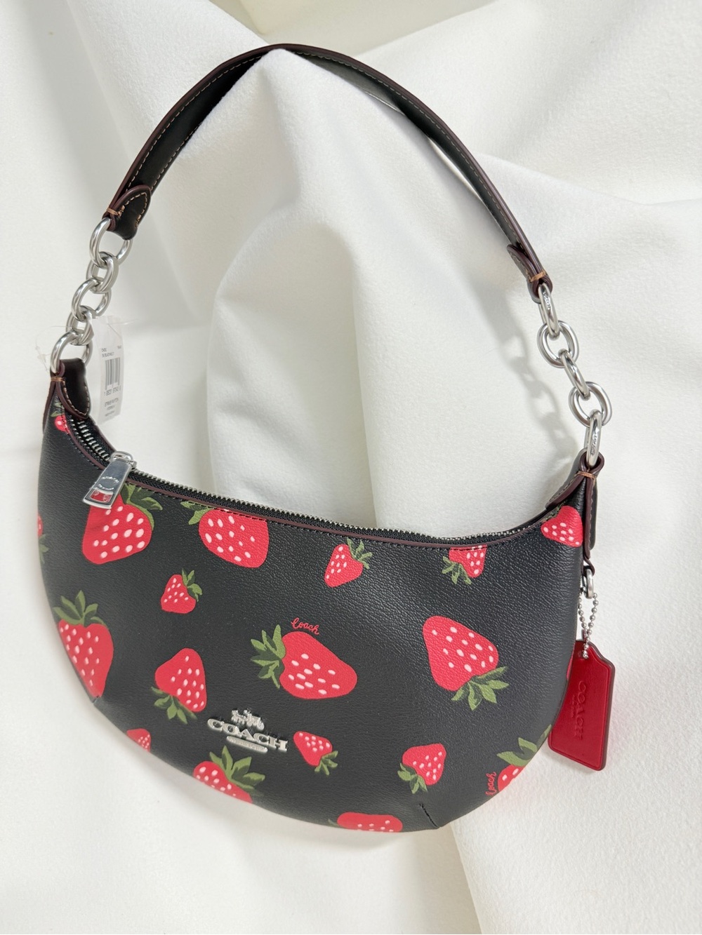 coach Payton Hobo With Wild Strawberry Print CH330 - Picture 2 of 10